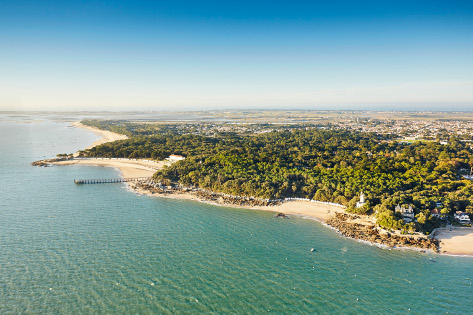 Photo aérienne de l'île de Noirmoutier